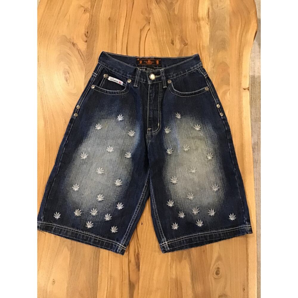 Victorious Urban Couture Rare Jean Denim Shorts Mens Sz 30 Big Mary Jane 90s Y2K